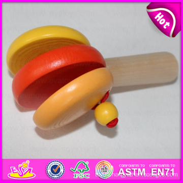 High Quality Wooden Interesting Castanets, Children Musical Instrument Wooden Hand Castanets W08k021A